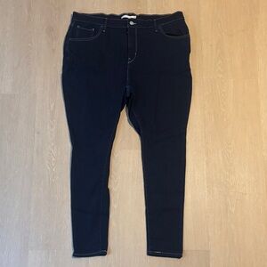 Levi's Dark Blue 720 High Rise Super Skinny Jeans size 20W